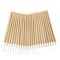 24 Pieces Birthday Party Long Thin Cake Candles Metallic Birthday Candles in Holders for Birthday Cakes Decorations, Champagne Gold by Lucky Party
